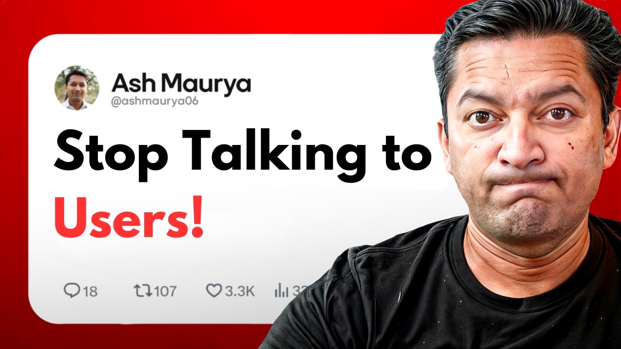 Why Talking to Users is Bad for Startups