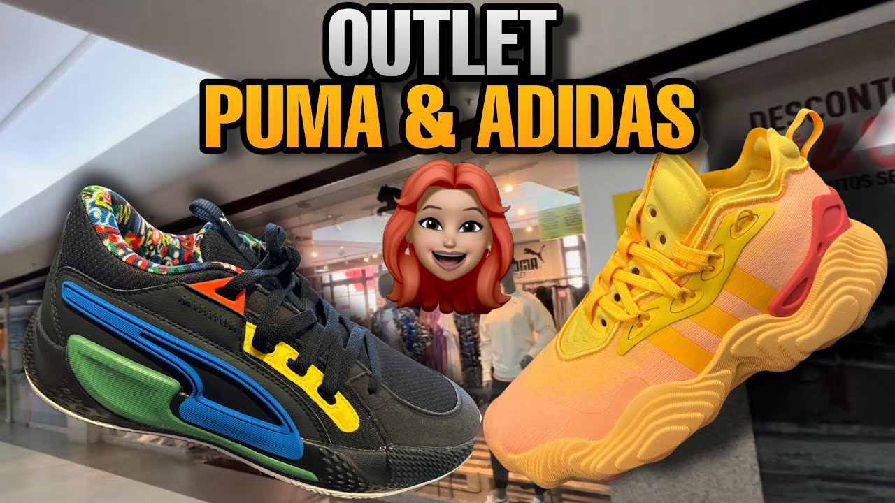 OUTLET SHOPPING LIGHT- ADIDAS E PUMA COM 30 & 40% DE DESCONTO!!!!!