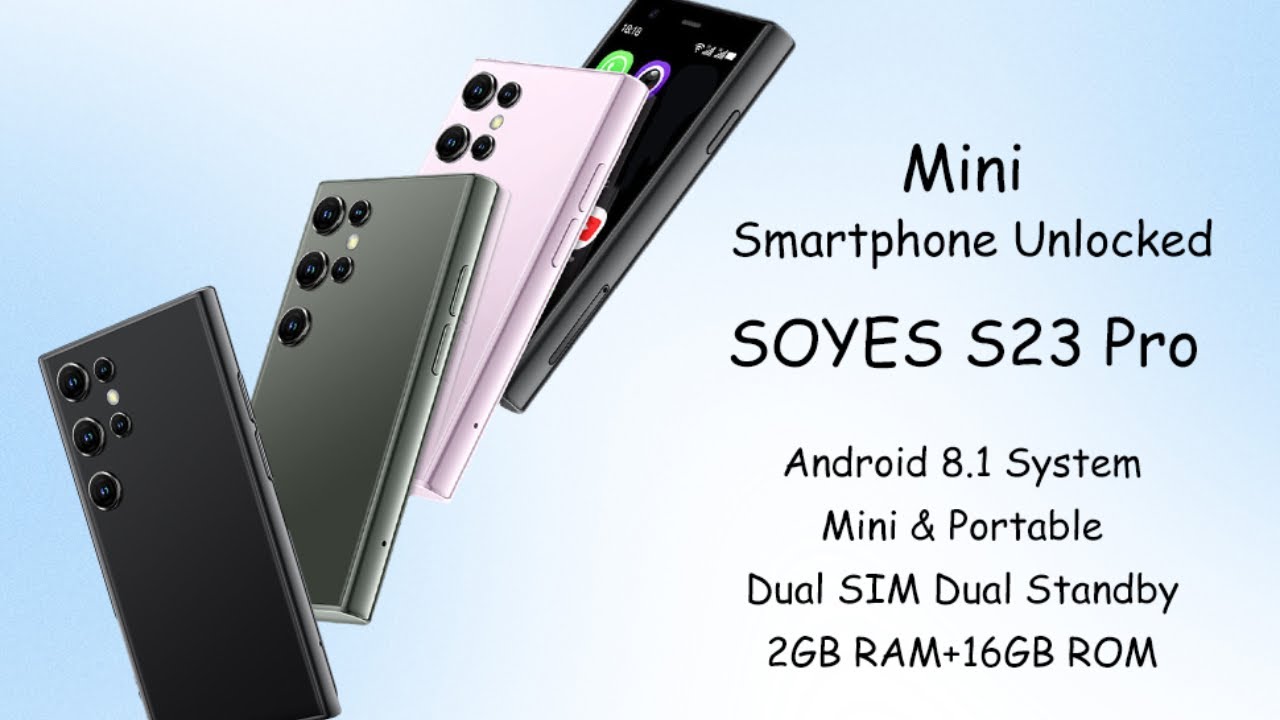 SOYES S23 Pro Mini Smartphone Review | Tiny Android Phone Test