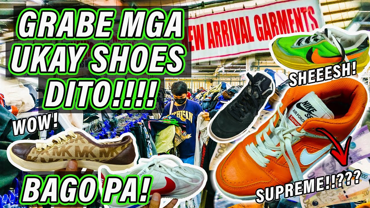 GRABE! Ang gaganda ng mga Ukay Shoes dito! Bago pa! Solid ng mga Nike shoes Jordan at Vans! Ep. 76