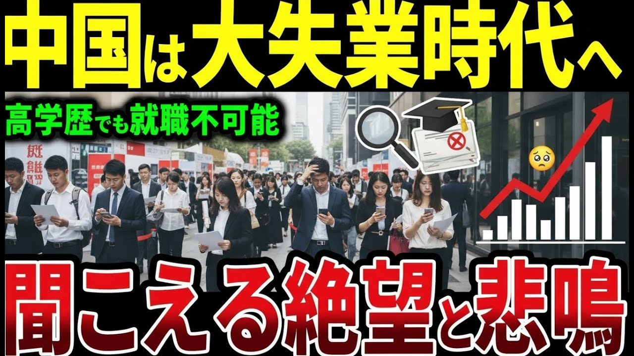 中国が大失業時代へ突入した末路【ゆっくり解説】