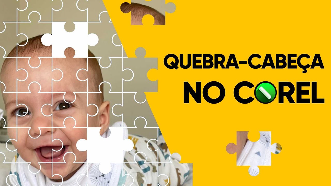 Como criar quebra cabeça no Corel Draw