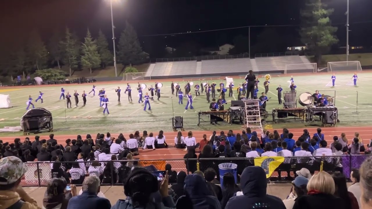 STHS Marching Band and Color Guard at Leigh HS Benefit Show, 11/12/25.