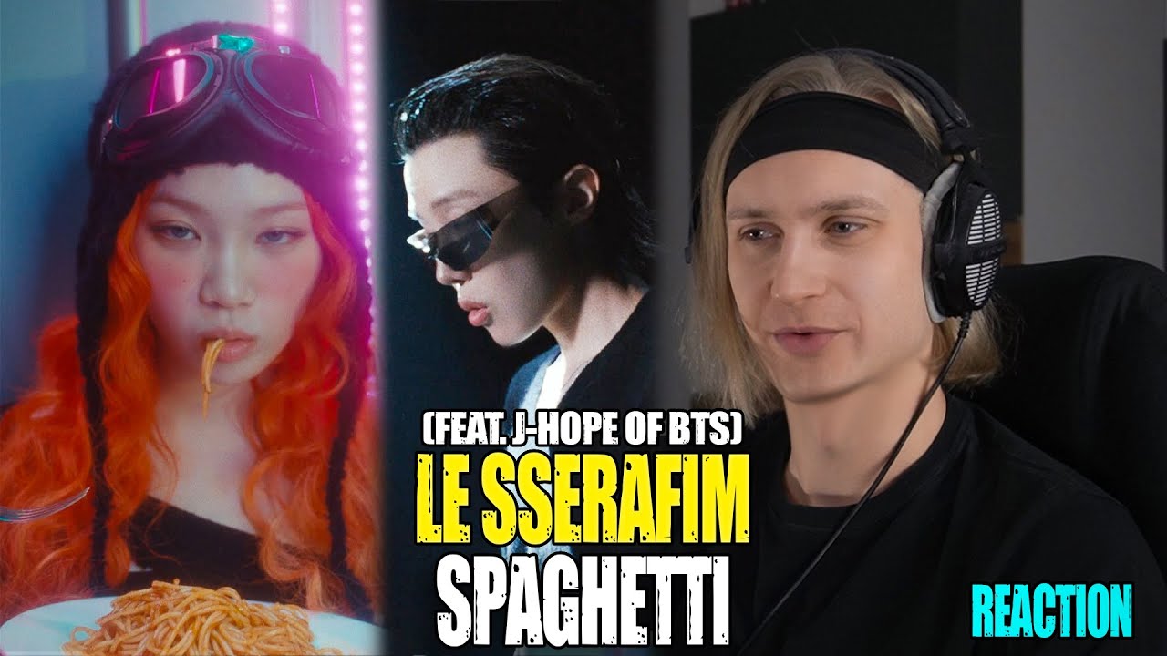 LE SSERAFIM SPAGHETTI (feat. j-hope of BTS) | Звукорежиссер смотрит | #mp_tube #lesserafim #jhope