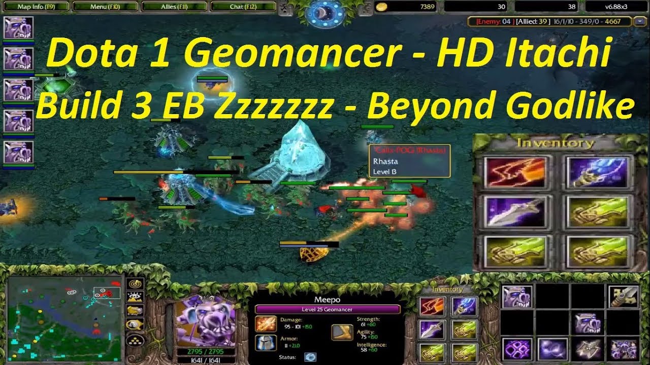 Dota 1 Geomancer Beyond Godlike by HD Itachi | Dota WTF