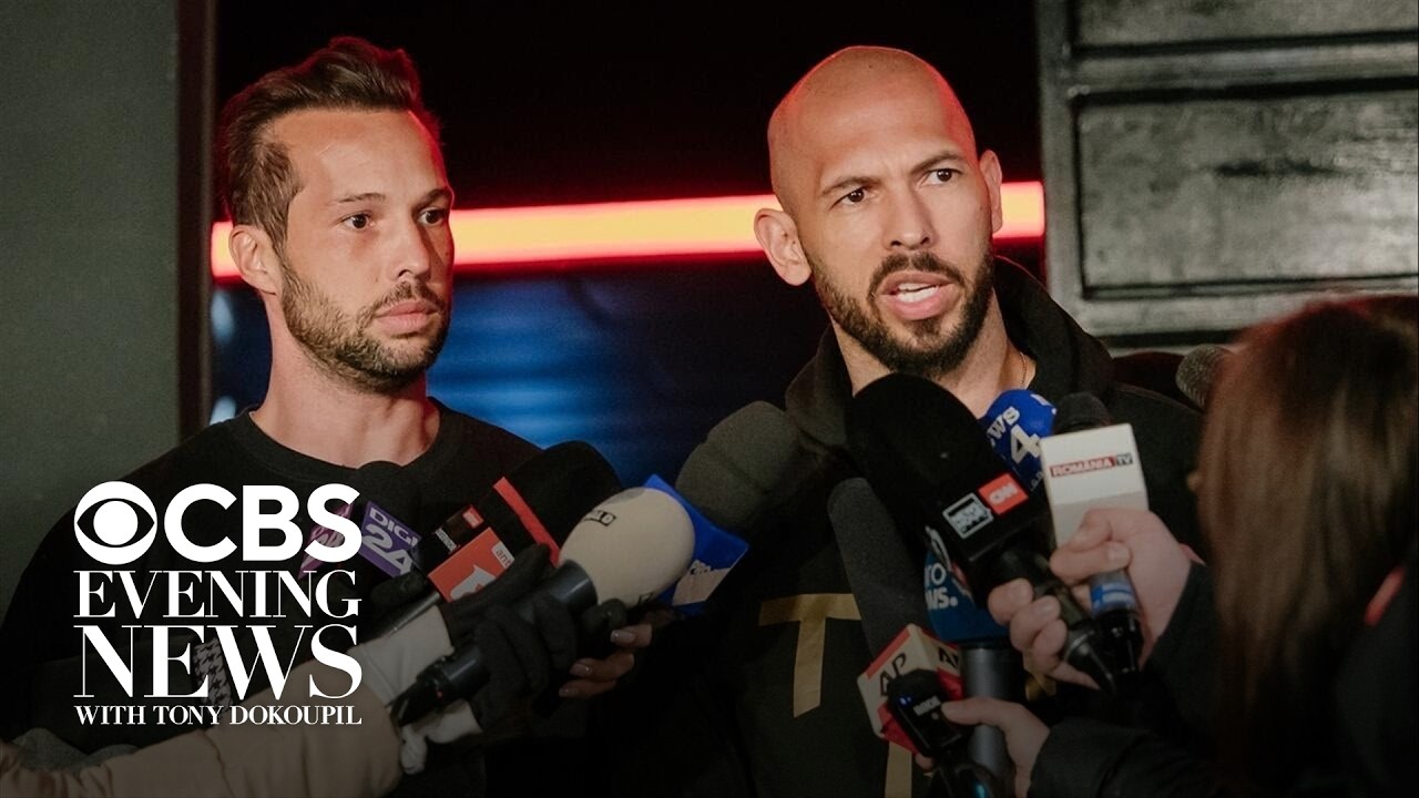 Latest details on arrests of Andrew and Tristan Tate