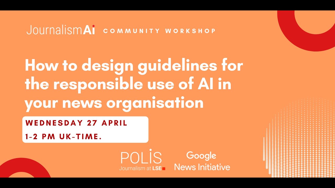 How to Design Guidelines for the Responsible Use of AI in your News Organisation