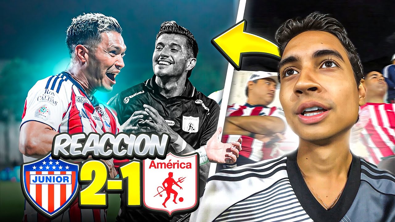 ¡REACCIÓN DESDE EL ESTADIO! EL FINAL MÁS LOCO POST CARNAVAL 😳| Junior vs América