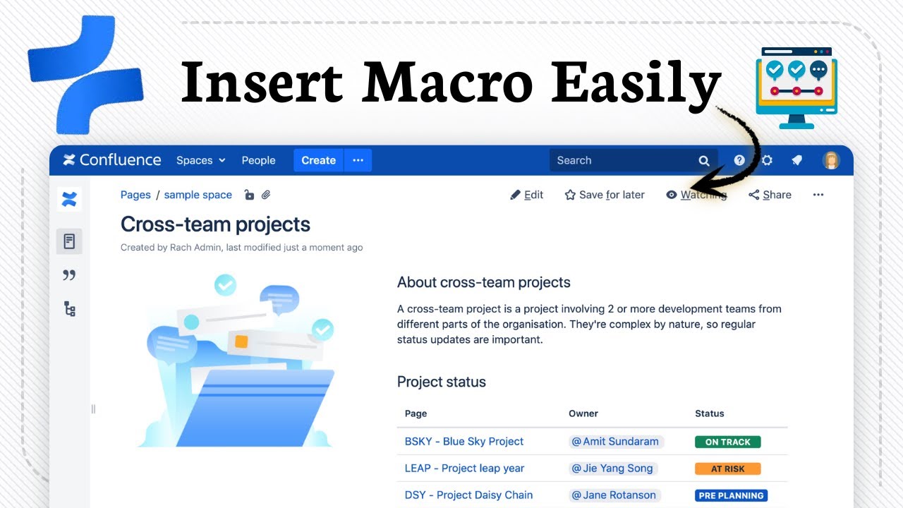 How to add a Macro to Confluence (Adding Extra Features)