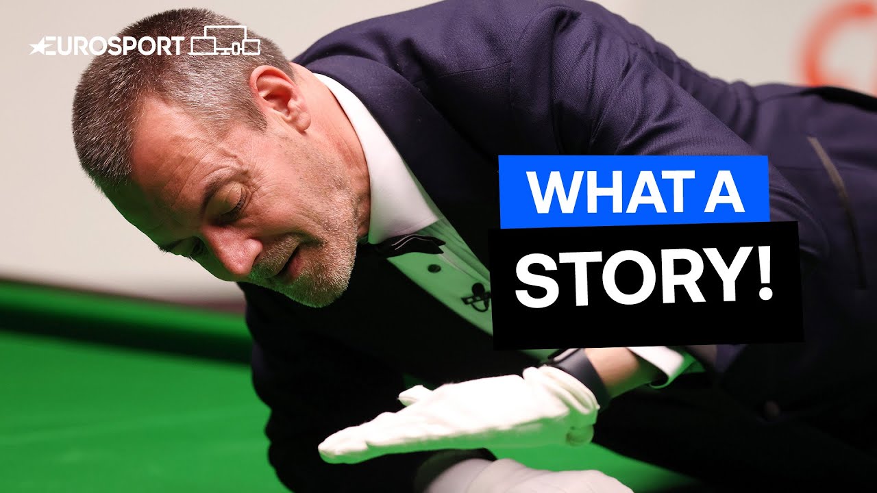 Meet Snooker Referee and Nurse Olivier Marteel Who Halted Crucible Protester | Eurosport Snooker