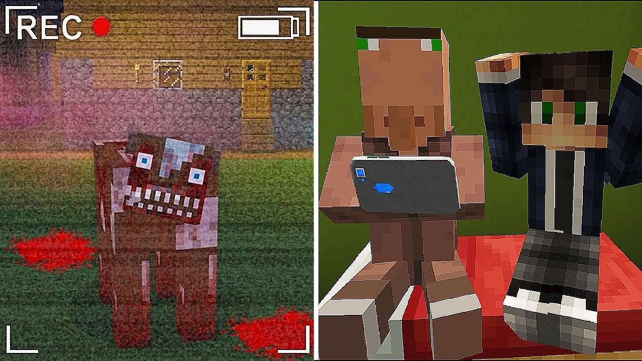 Uhvatio Sam Kravu Koja Jede Meso Na Kamerama U Minecraftu!!!