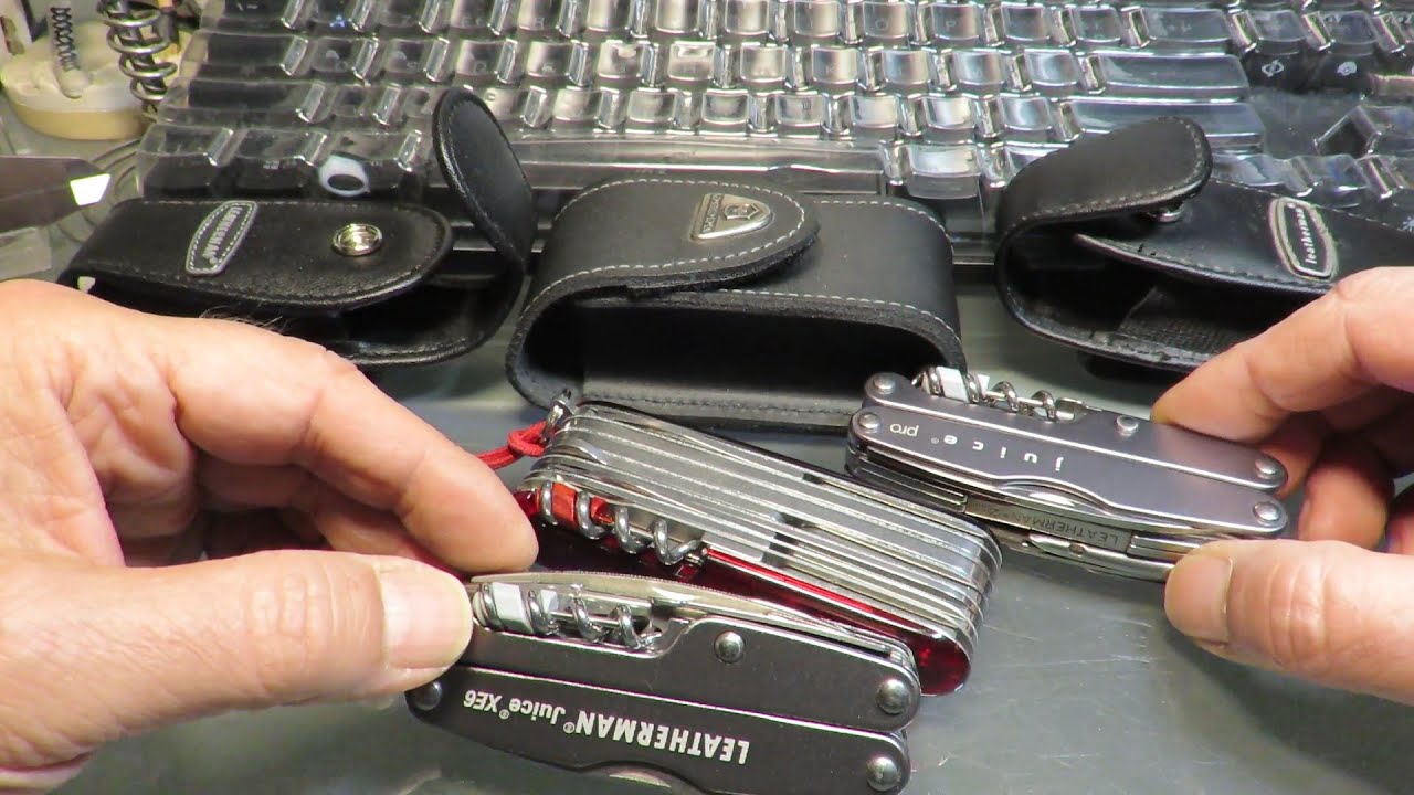 Victorinox SWISS CHAMP vs Leatherman JUICE Pro/XE6