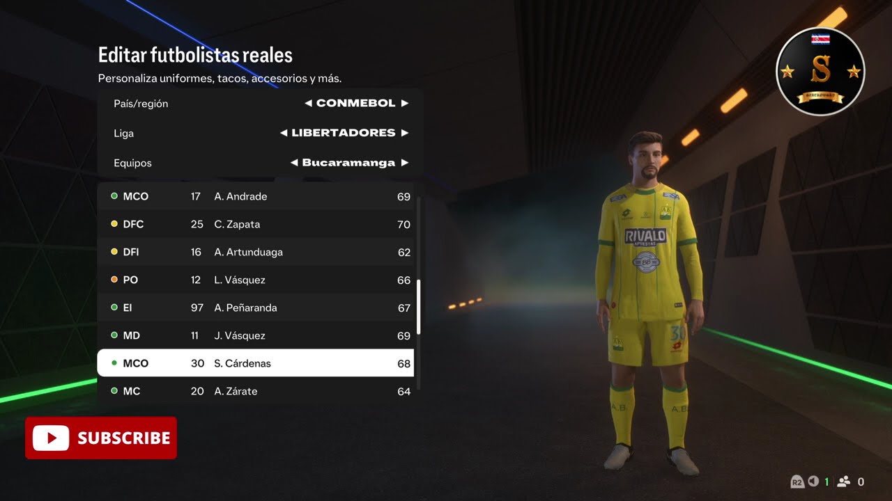 🔥EA SPORTS FC 25 TODOS LOS JUGADORES DE ATLÉTICO BUCARAMANGA 🔥#easportsfc25 #atleticobucaramanga