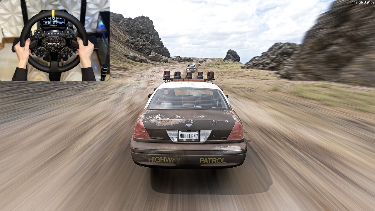 614HP Police Interceptor [Ford] Racing Rally Forza horizon 5 |Steering Wheel Gameplay