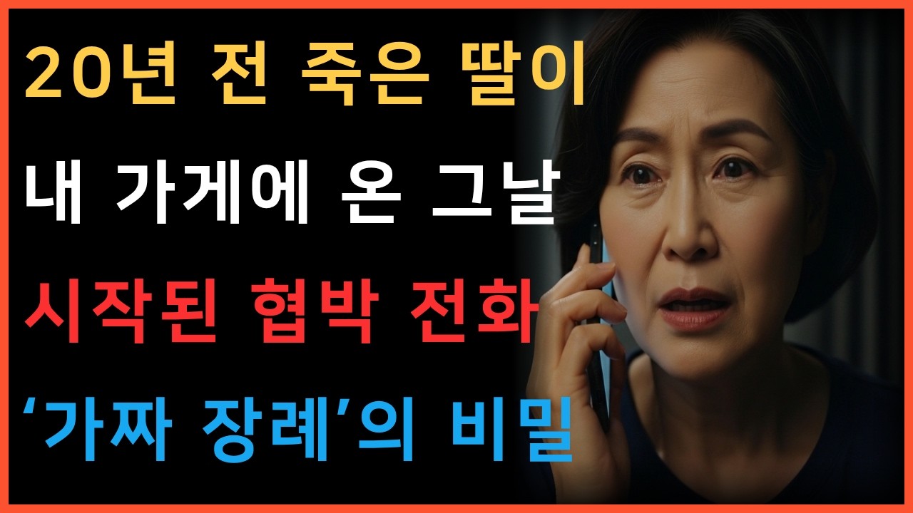 죽은 줄 알았던 딸이 돌아왔다… 그날부터 시작된 협박 전화 ‘가짜 장례’의 진실