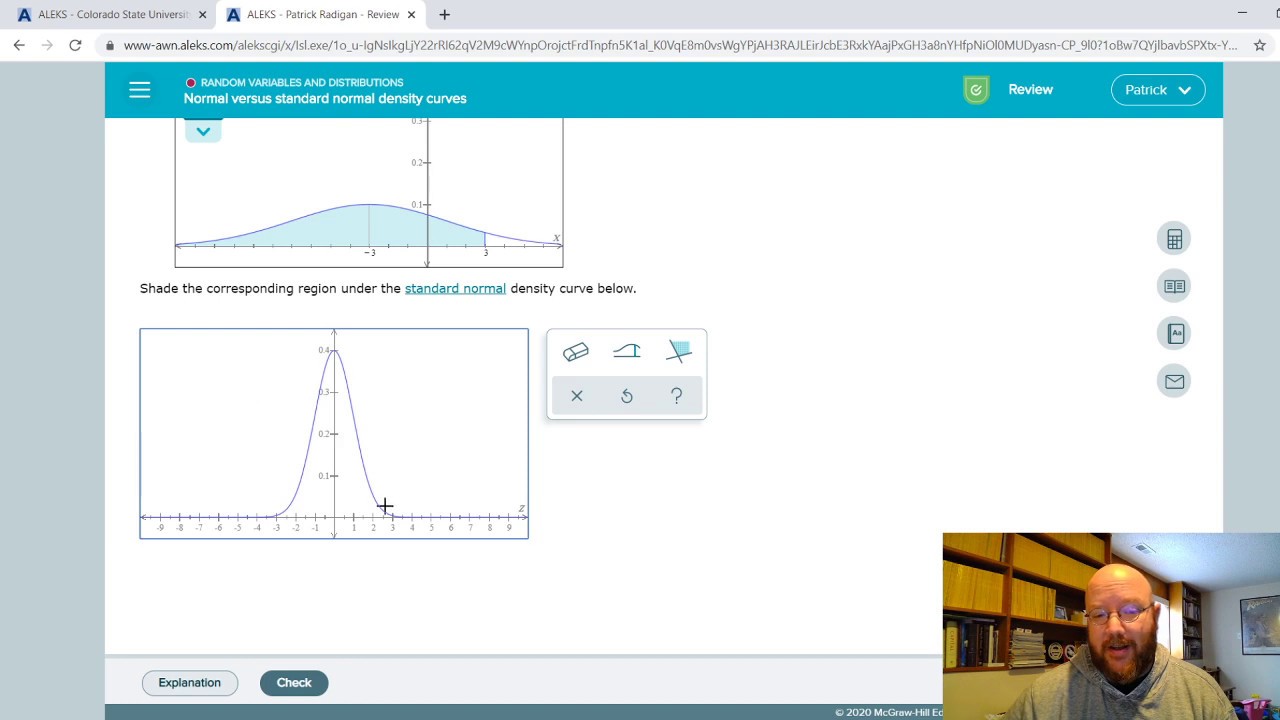 BUSAD265 Ch 7 Normal v Standard Normal Density Curves