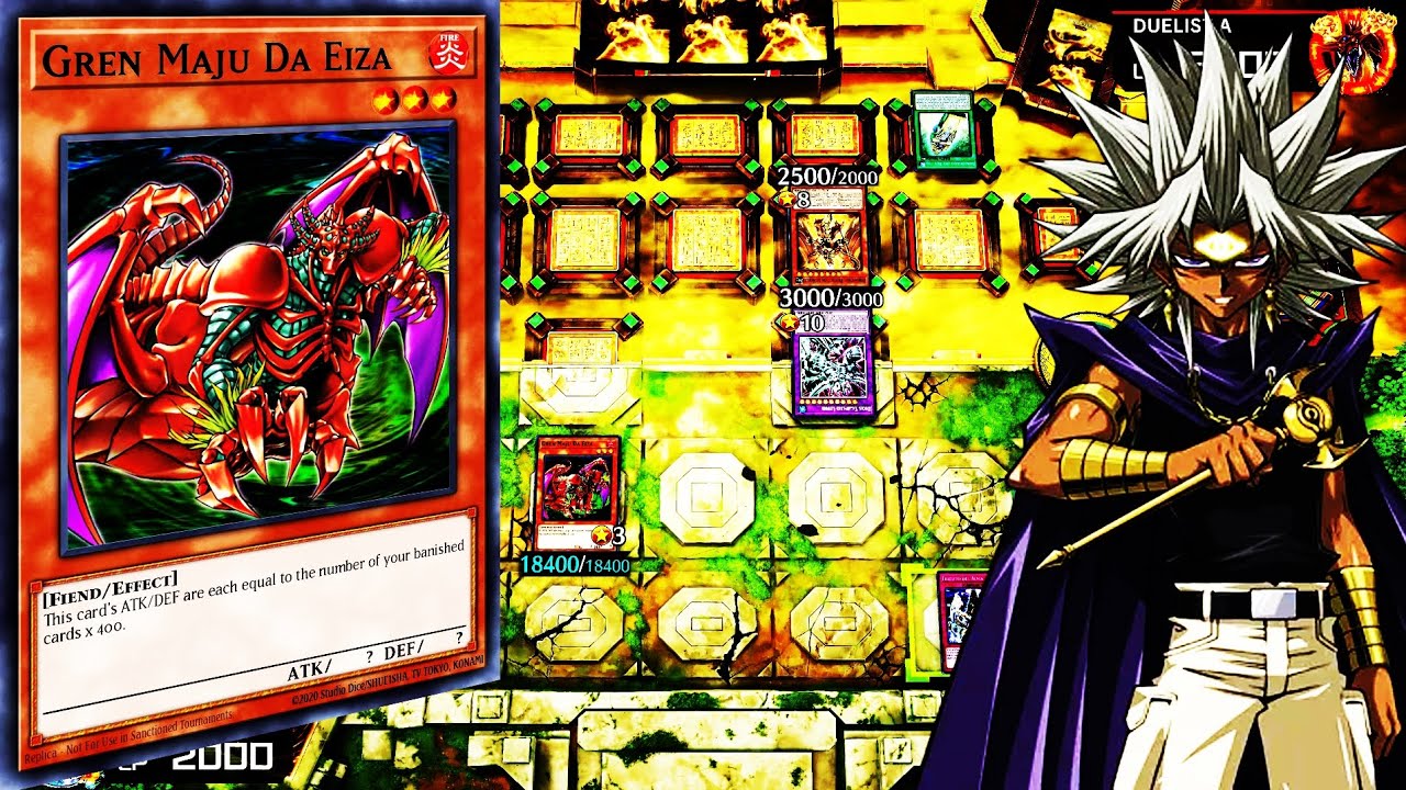 GREN MAJU DA EIZA de 18'500 puntos de Ataque en YU-GI-OH! 
