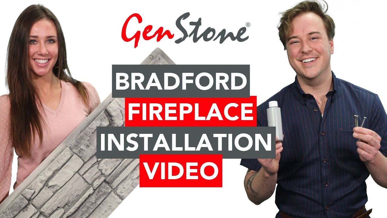 How to Install Fireplace Video | GenStone Bradford Fireplace Kit