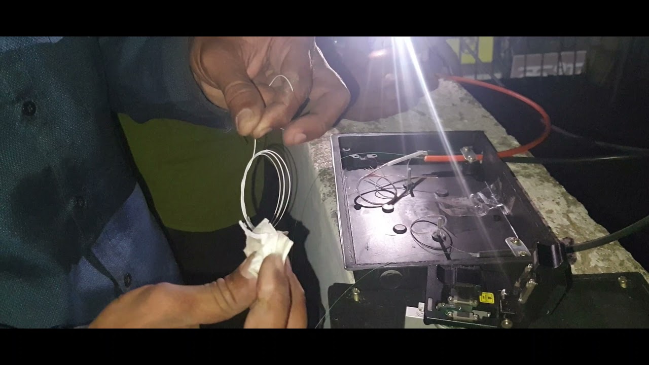 Fiber Splicing | How to do | with FTTH splitter 1/4