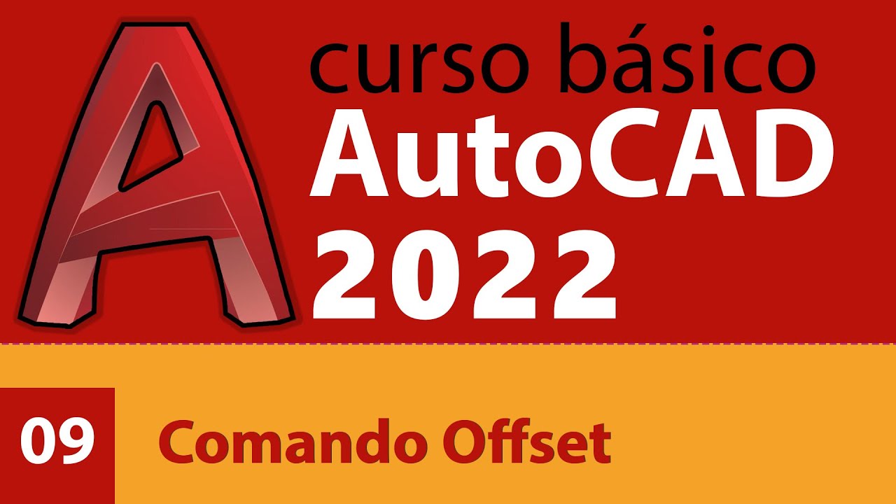 AutoCAD 2022 - Comando Offset- (Aula 9)