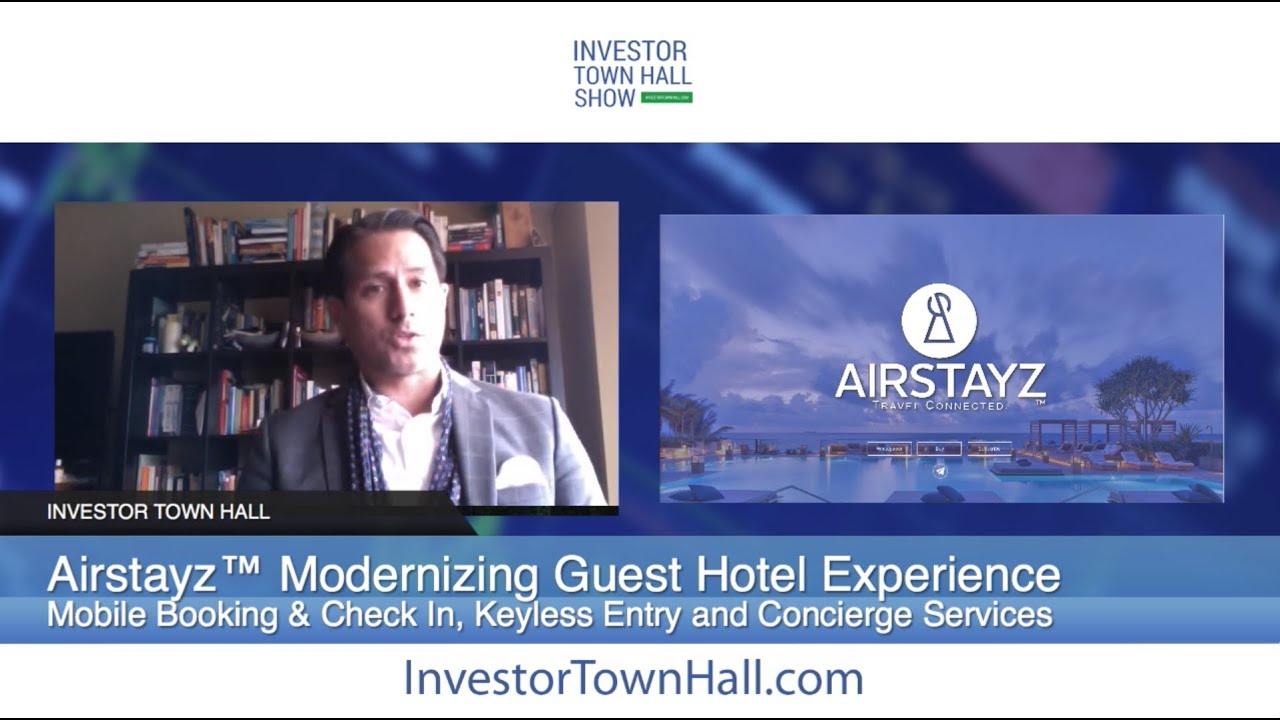 AIRSTAYZ™ Co-Founder Marco Soriano , Blockchain Solution for Travelers and Hotels