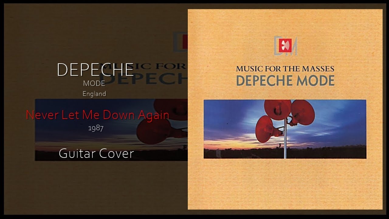 Depeche Mode - Never Let Me Down Again (Guitar Cover) #depechemode