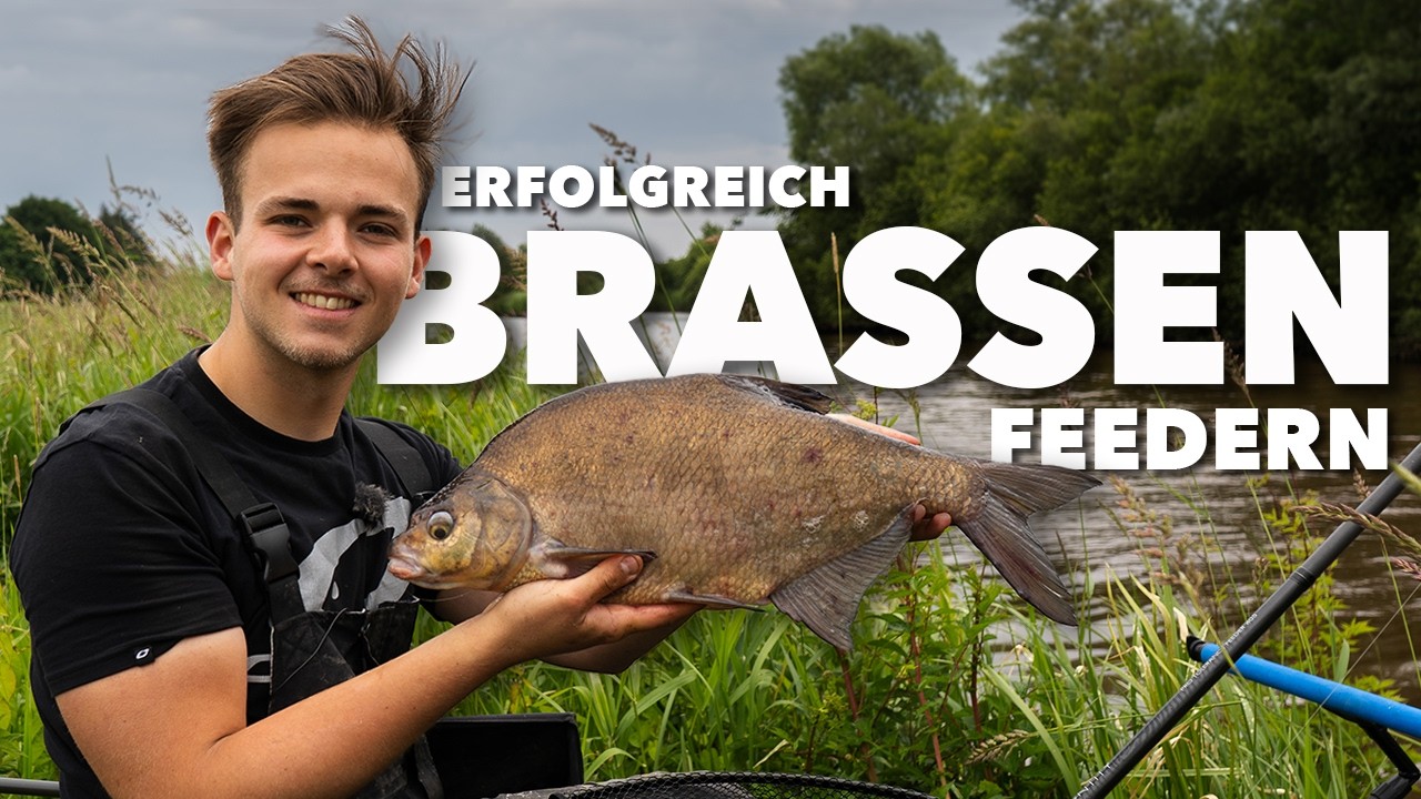Einfaches Brassen-Angeln. Oli zeigt sein Futter, die K&ouml;der und Taktik am kleinen Fluss 🎣