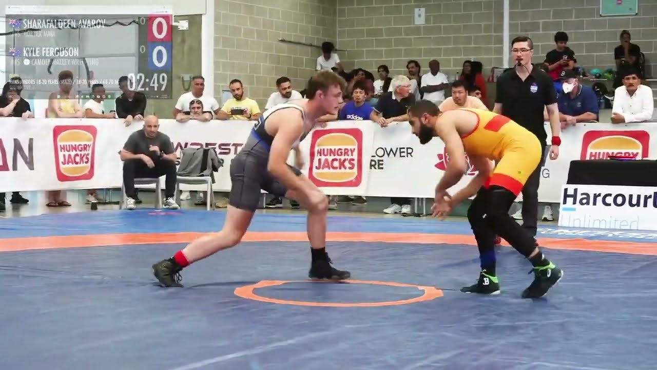 KYLE FERGUSON vs SHARAFALDEEN AVAROV - 65-70 KG FINAL - Nov 2022 - Freestyle Wrestling, Australia