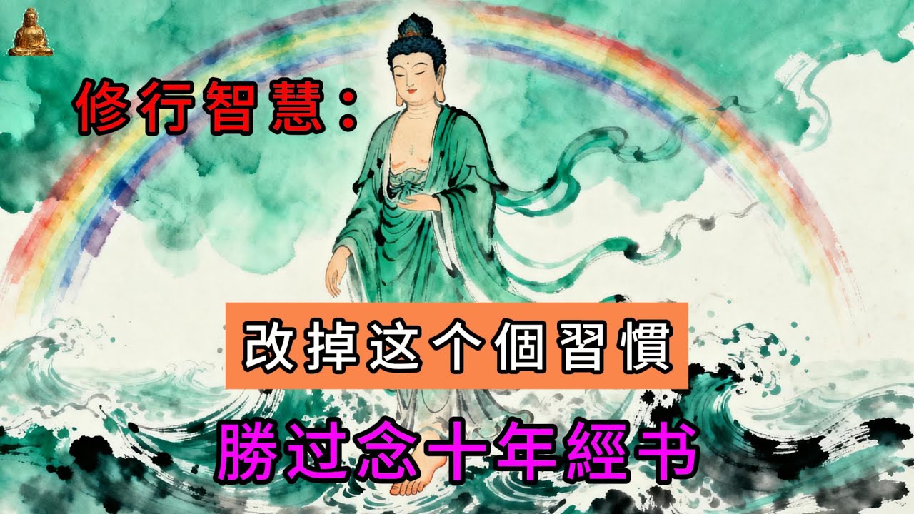 修行智慧：改掉這個習慣，勝過念十年經書#佛教故事 #佛教 #禅意生活 #菩提解脫道 #禪修#淨宗學會 #佛法