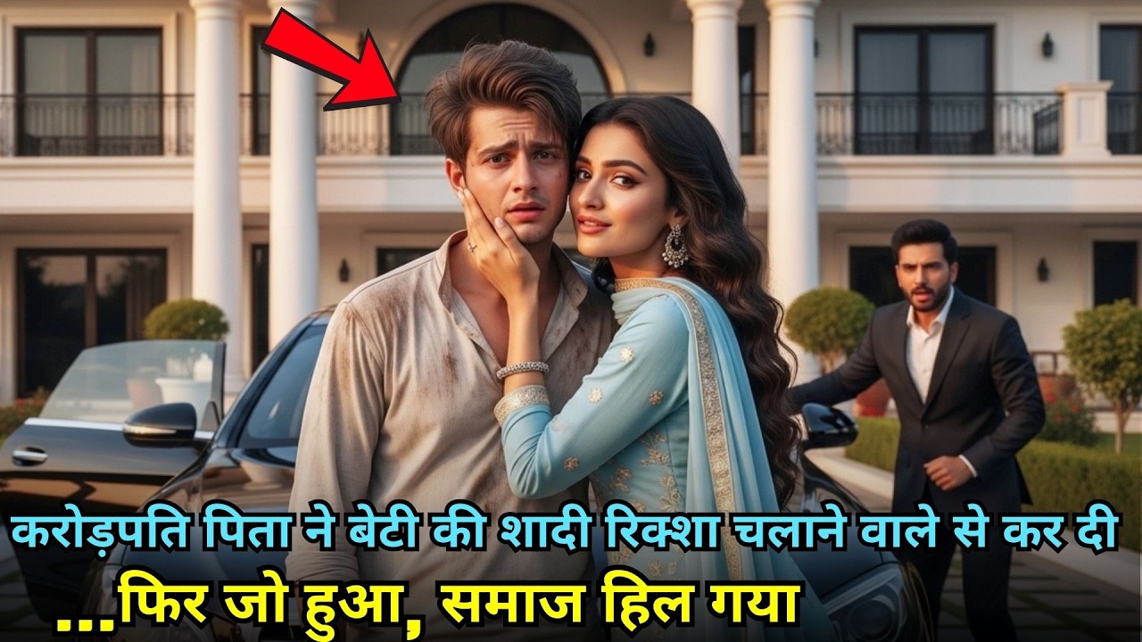 करोड़पति पिता ने बेटी की शादी रिक्शा चलाने वाले से कर दी — फिर जो हुआ, समाज हिल गया