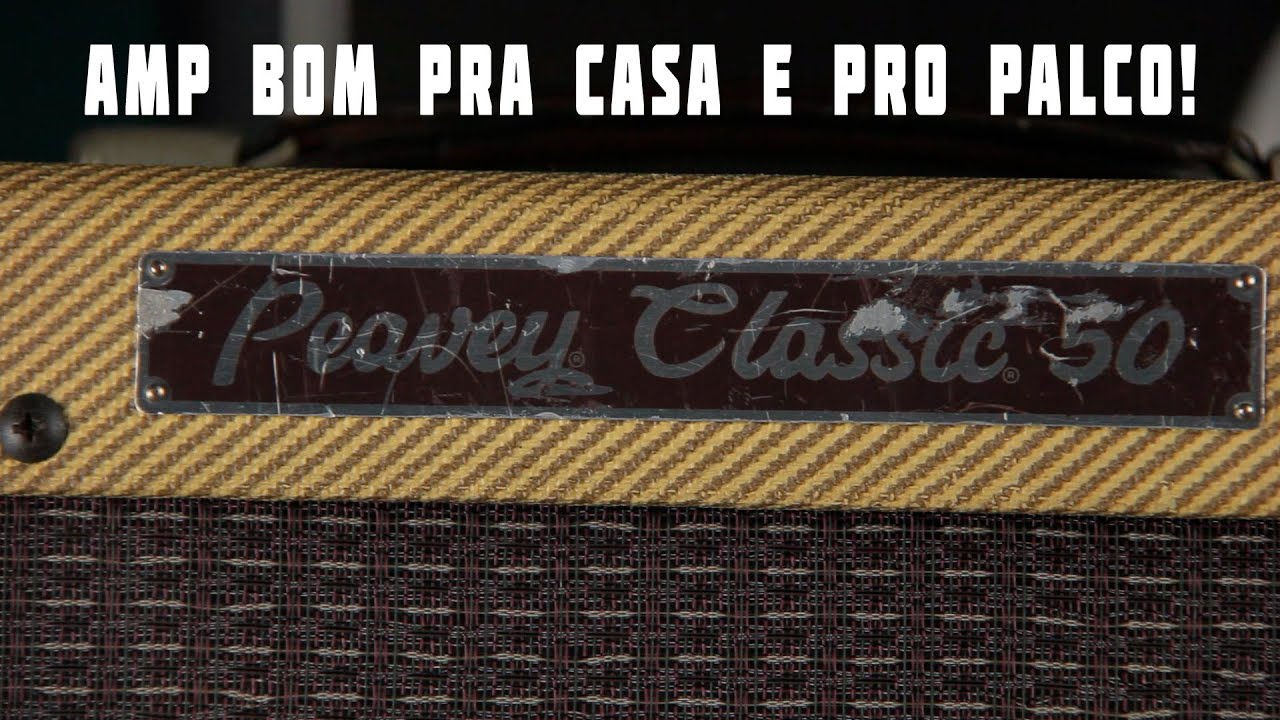 Amp bom pra casa e pro palco! Peavey Classic 50 2x12