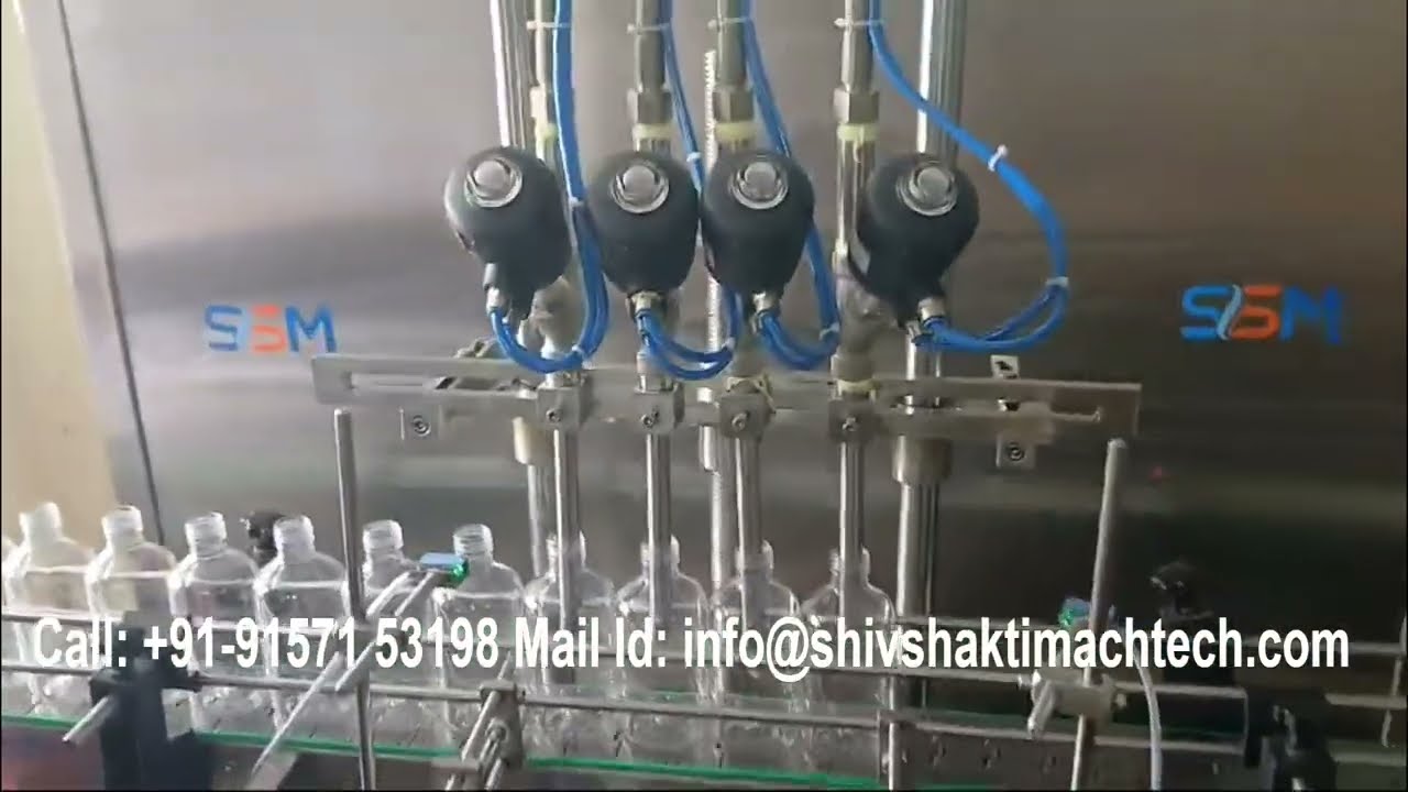 Gear Pump Liquid Filling Machine | Servo Driven Pump Filler | Shiv Shakti Machtech