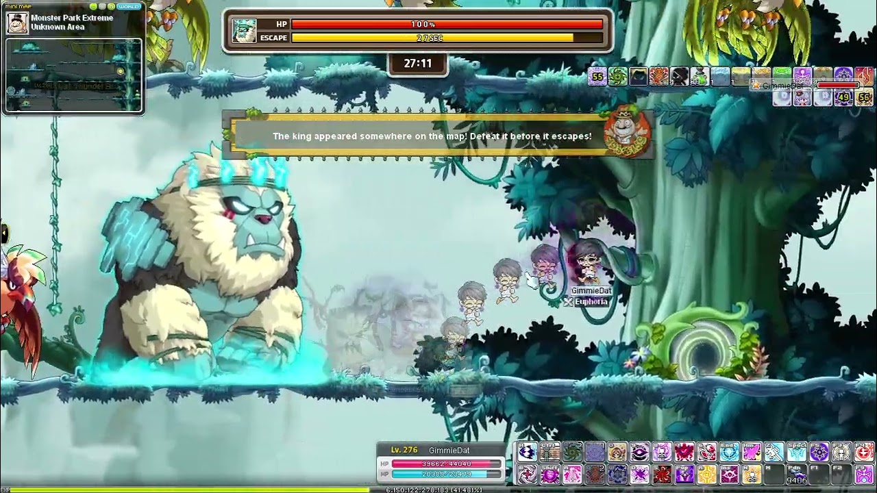 Maplestory Night Lord 10sec Monster Park Extreme Boss Solo (67k stat)