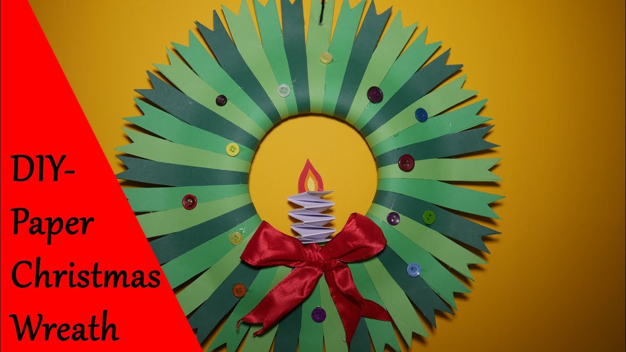 DIY- Paper Christmas Wreath