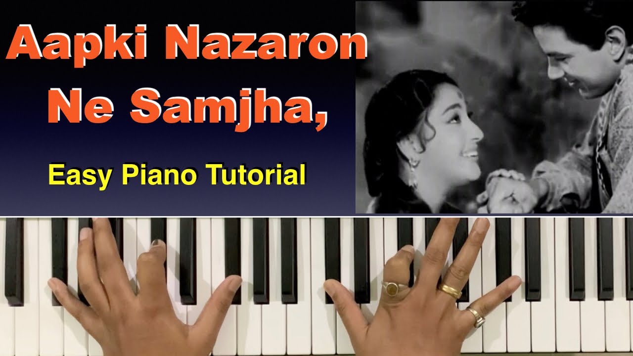 Aapki Nazron Ne Samjha Tutorial // Easy piano tutorial with  notation // keyboardist Subha