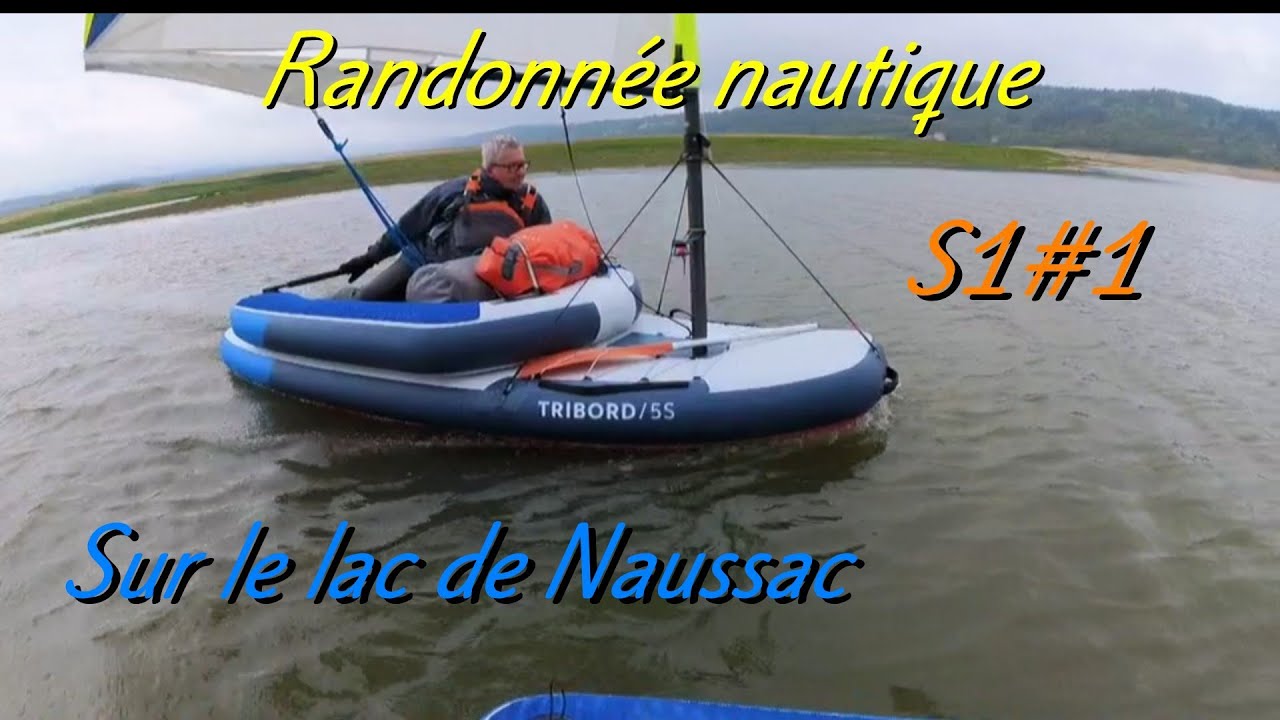 Randonnée nautique sur le lac de Naussac