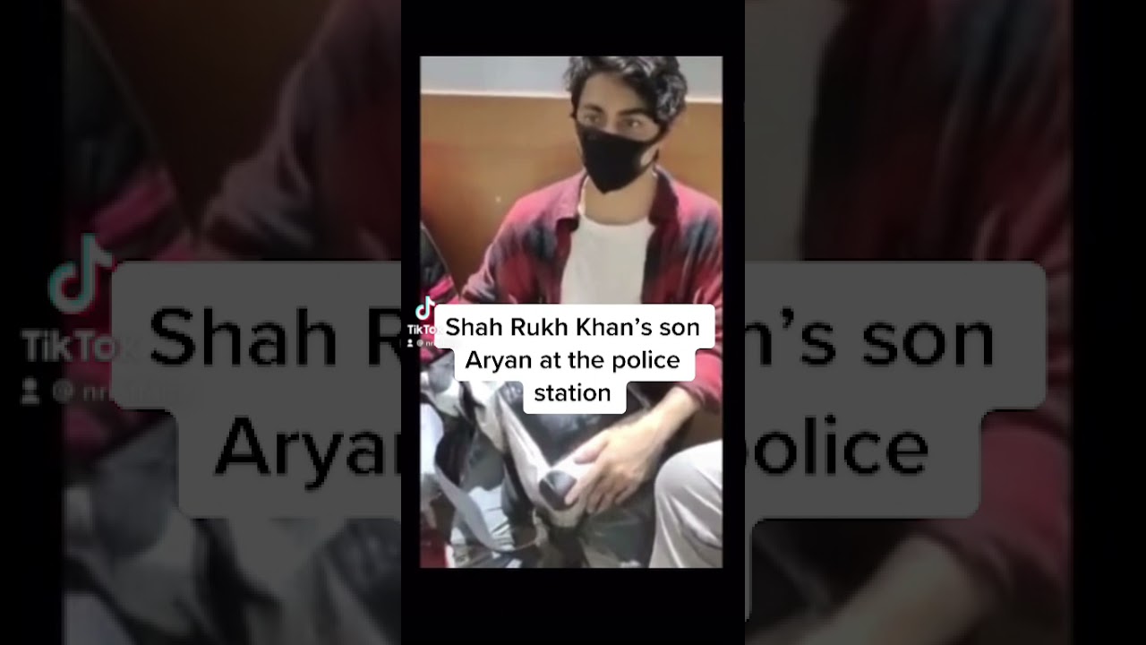 Aryan Khan at the police station #shahrukhkhan