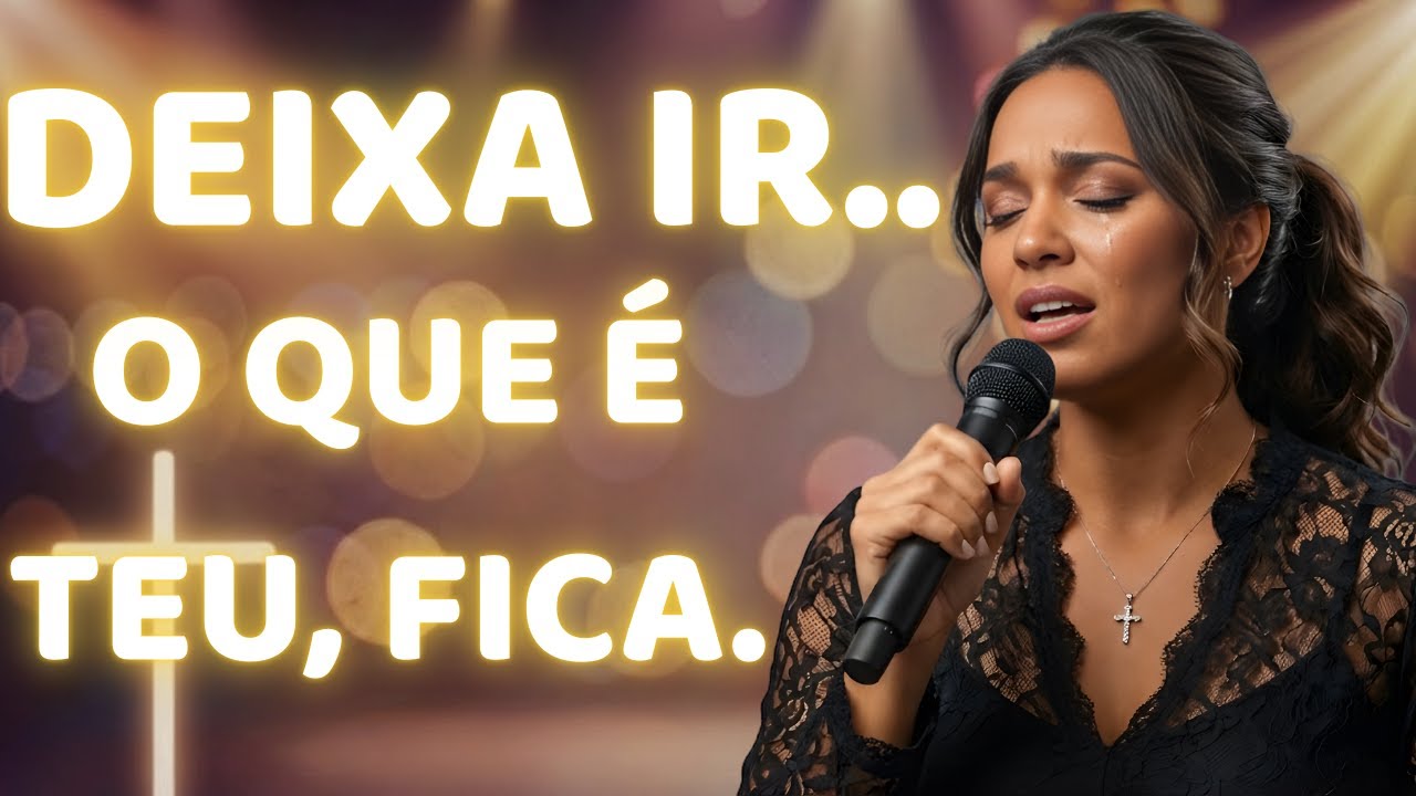 DEIXA IR.. O QUE É TEU, FICA – Inspirado Aline Barros – Música Gospel – Louvor Gospel