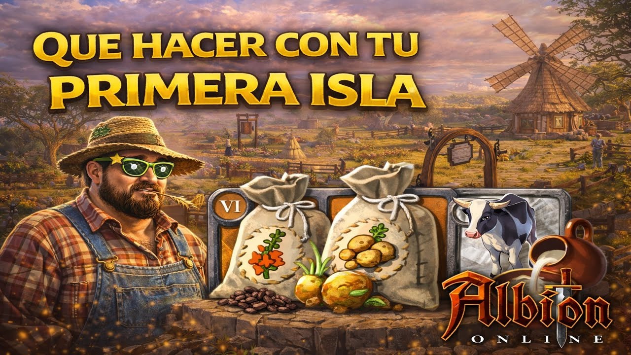 Mi primera ISLA PERSONAL en #albiononline SIN USAR FOCO en 2026