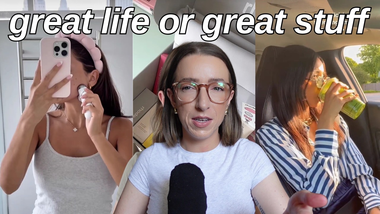 the aesthetic trap of romanticizing your life: do you have a great life or great stuff?