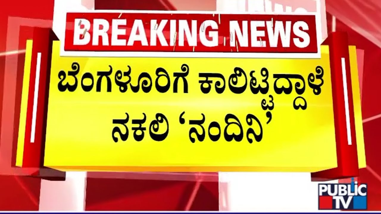 Bengaluru Police Bust Adulterated 'Nandini Ghee' Supply Gang | Public TV