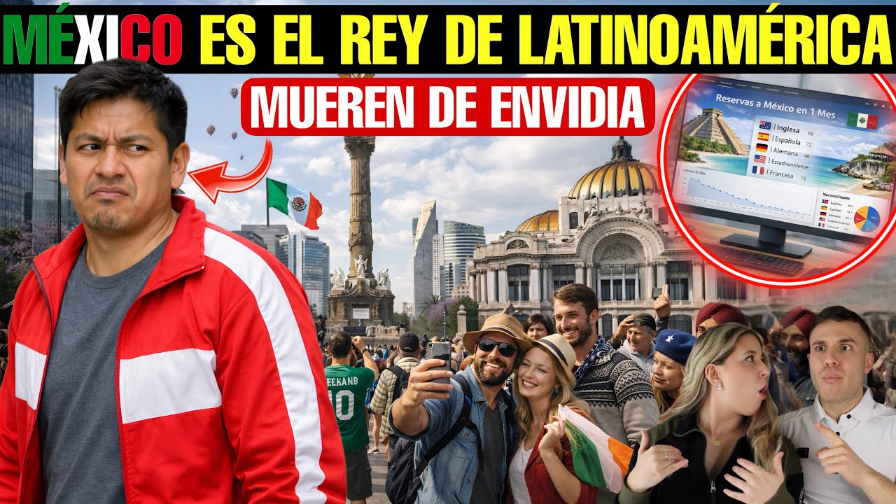 LATAM ENVIDIA QUE MEXICO SEA EL DESTINO FAVORITO DE TODOS LOS EXTRANJEROS (LO CONFIRMAN)