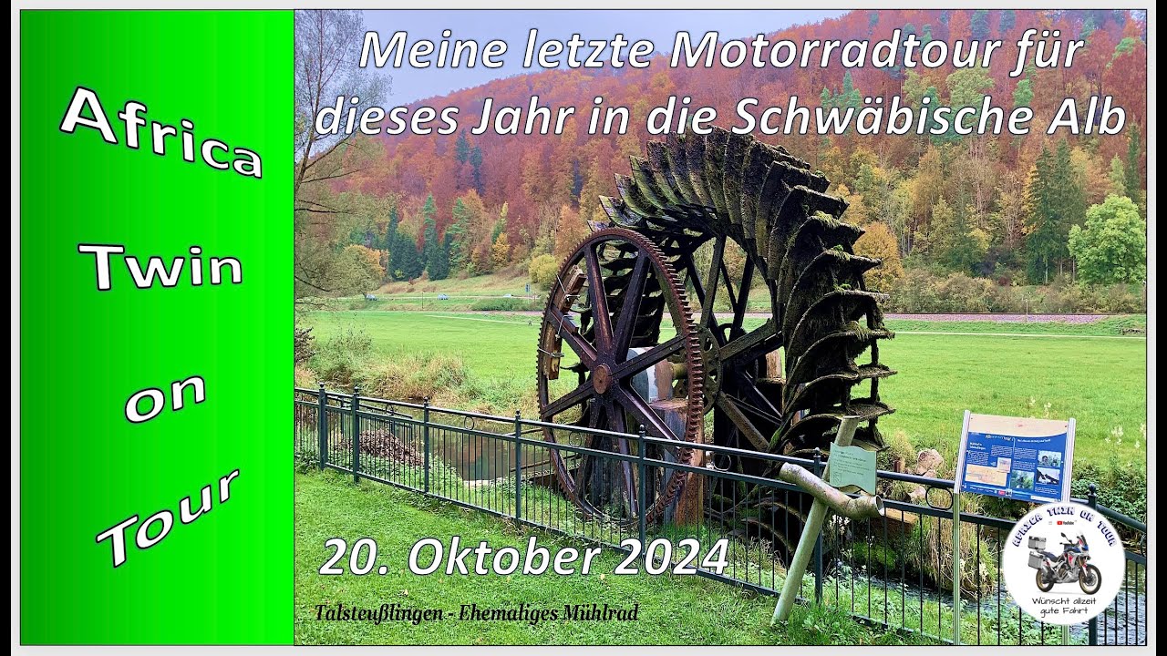 Motorrad Tour / Schwäbische Alb / Africa Twin