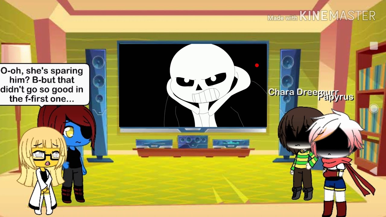 Undertale Reacts To Sans Stronger Than You (& The Law)