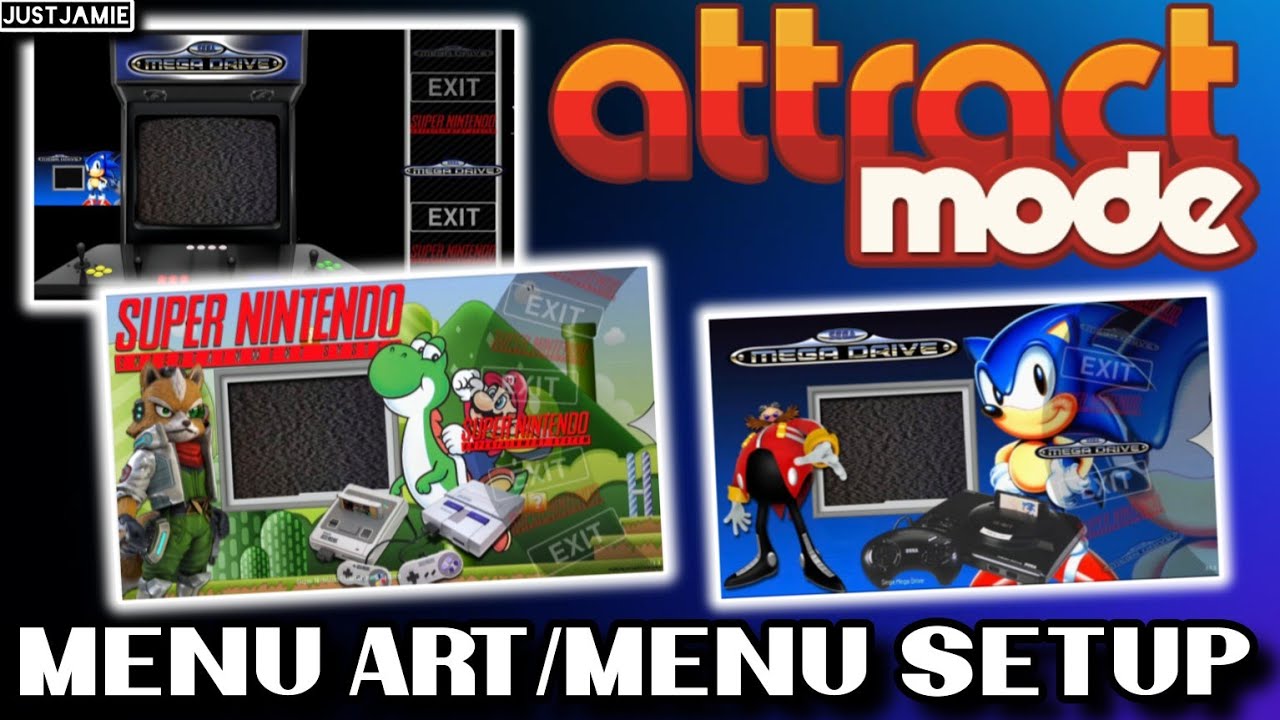 Attract-Mode Menu Art + Layout Guide #attractmode #emulator #frontend