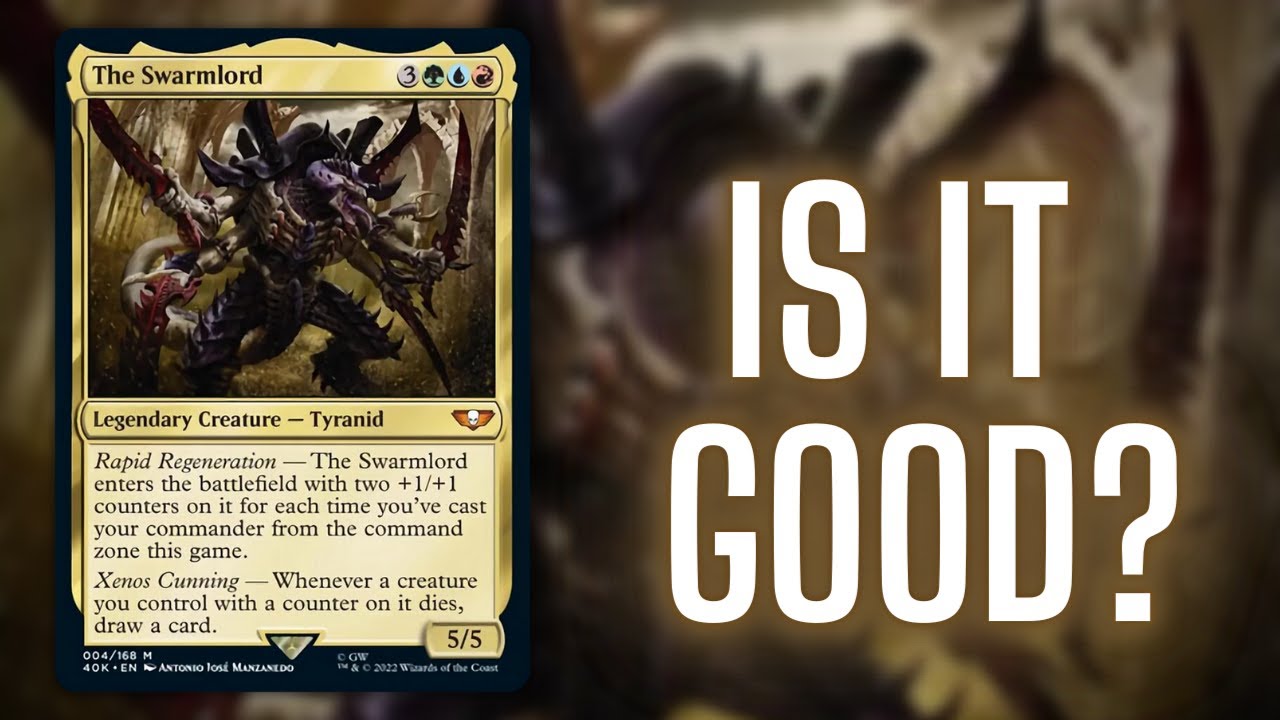 How does Tyranid Swarm Play? | The Swarmlord Precon Playtest | Warhammer 40K Commander Deck Review