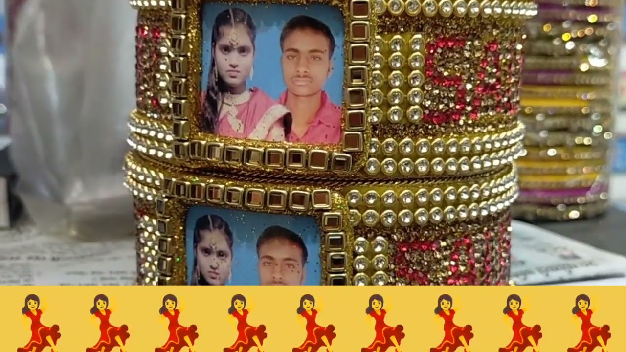 photo wala Naam ka Bala Dulhan set Kangan gold fancy bangles new dizayn ❤️❤️ sit#youtubefed#shorts