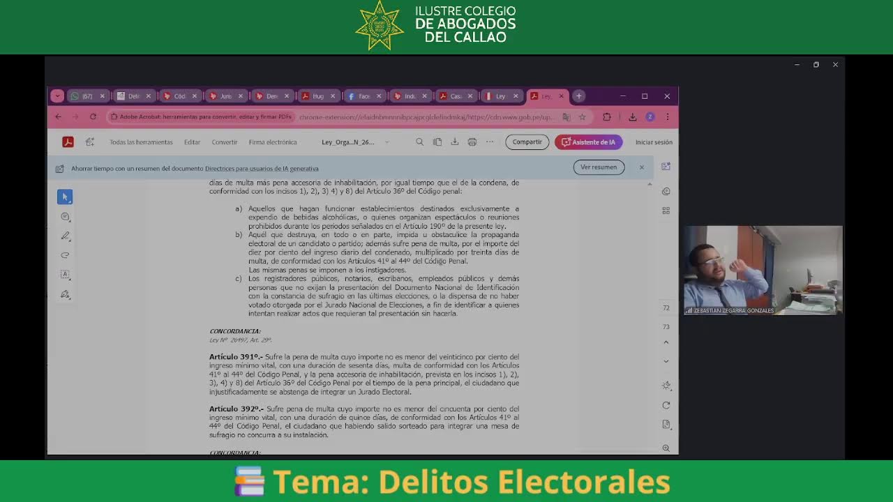 📚 Tema: Delitos Electorales
