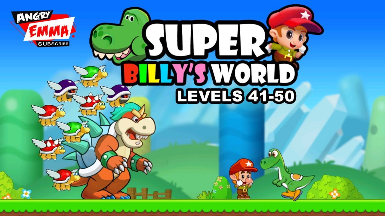 Super Billy's World: Jump & Run - Levels 41-50 + BOSS