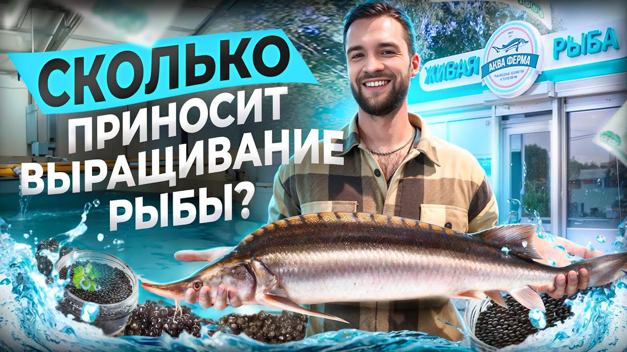 Секреты рыбной фермы: как растет осетр и как производят черную икру